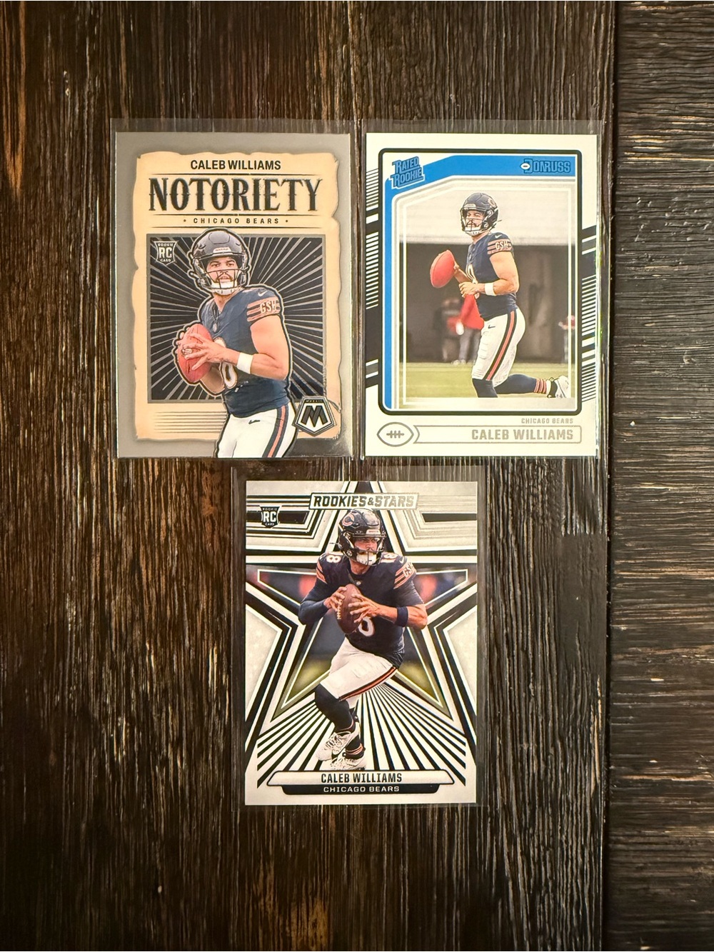 Caleb Williams Rookie cards